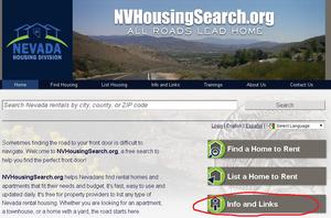 NVHousingSearch.org Information and Links Pages